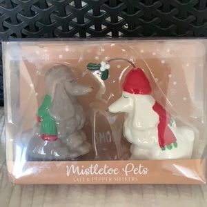 POODLE SALT & PEPPER SHAKERS for the HOLIDAYS.  NEW